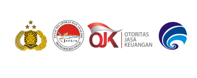 Logo Polri, Logo PPATK, Logo OJK dan Logo Kominfo selaku Satgas Judi Online 2024